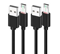Cable Micro USB 2Pack-1M, Carga Rápida Cable (Largo Conector 12mm) para Blackview BV4000 BV4900 BV5500 Plus/Pro BV5800 BV6000 BV6000s,Oukitel WP12 WP8 Pro WP6 K10000,Doogee,Ulefone Armor X7 Pro X6 X5