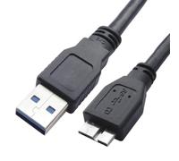 Cable micro USB 3.0 de 16.4 pies USB A macho a micro B macho, cable de | Cable USB A macho a Micro B de disco duro de alta velocidad para WD My Passport Elements SSD, cámara, portátil