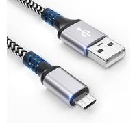 Cable micro USB,cable de carga de nailon micro USB de 0,3m,cable de carga de alta velocidad para teléfonos Android,cable USB para Samsung Galaxy S7/S6/S4/J7/J5/Note 5,Nokia,Kindle,tableta,LG,HTC