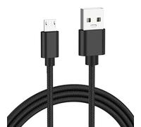 Cable micro USB de 1 m para Android, cable de carga rápida trenzado de nailon de 2,4 A, para PS4, Samsung Galaxy S7, S6, S5, J7, J5, J6, J3, Note, LG, Nexus, Nokia, Xbox, HTC, Sony, Kindle Fire y más