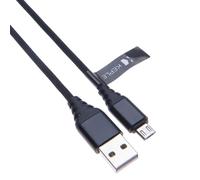 Cable Micro USB De Carga Rápida De Nylon Trenzado En El Cargador De Coche Cable De Sincronización De Datos Compatible con Tomtom Start 20, 25, 25M, 40, 42, 50, 52 Europa, 60, 62 | 1m