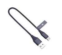 Cable micro USB de carga rápida trenzado compatible con Anker SoundCore/Mini, Ultra Pocket, MP141/A7908/A3143, Powercore 15600 (0,25 m)