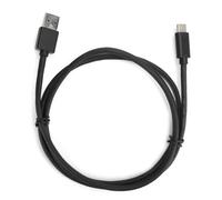 Cable micro USB de compatibilidad universal, carga rápida y sincronización de datos, diseño delgado, 1 metro de longitud, negro (1)