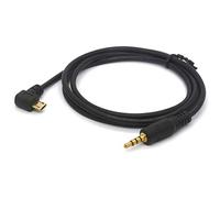 Cable micro USB en ángulo a 3,5 mm AUX para coche, chapado en oro, 3,5 macho a micro USB macho, convertidor de audio, cable de extensión para auriculares