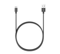 Cable Micro USB trenzado negro 1,20 m