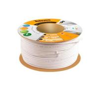 Cable microcoaxial tv cxt5 5mm blanco (100m)
