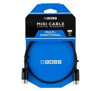 Cable MIDI Boss BMIDI-PB3 con conectores DIN ajustables rectos/en ngulo - 3 pies