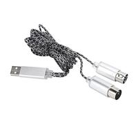 Cable MIDI, convertidor de cable de salida MIDI a USB 1 en 1 para teclados MIDI de música de piano electrónico