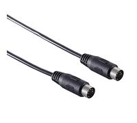 Cable Midi de alta calidad, 5 m, de 5 pines, DIN, color negro