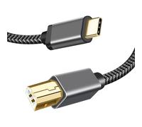 Cable MIDI USB C a B, Cable Impresora USB C de 2M para Computadora Portátil, Samsung, Huawei, MacBook, Controlador MIDI, Teclado, Impresora, Escáner, Interfaz de Grabación de Audio y Dispositivos