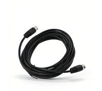 Cable Mini-DIN de 8 Pines Macho a DIN de 8 Pines Macho, Cable de Audio Estéreo con Conector Macho Estéreo de 16.4 Pies, Cable Adaptador de Sonido para Monitoreo de Seguridad,