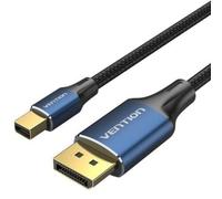 Cable Conversor DisplayPort 1.4 8K Vention HCFLG/ DisplayPort Macho - Mini DisplayPort Macho/ 2m/ Negro y Azul