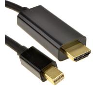 Cable Mini DisplayPort A HDMI De 2M Para Mac A TV Video Y Audio Negro [008513]