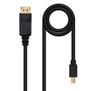 Cable Mini DisplayPort Macho - DisplayPort Macho (2 mts) - Nanocable