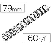 Cable Modelo Espiral Gbc Negro 3:1 7.9 mm N.5 c/ Capacidad para 60 Hojas