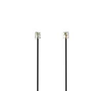 Cable modular, enchufe macho 6p4c - enchufe macho 6p4c, 3 m, negro