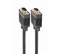 Gembird cc-ppvga-5m-b cable vga vga (d-sub) negro