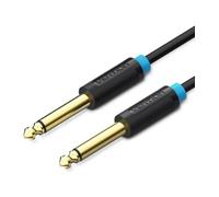 Cable Mono Vention BAABD/ Jack 6.5 Macho - Jack 6.5 Macho/ 50cm/ Negro