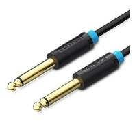 Cable Mono Vention BAABG Jack 6.5 Macho/Macho 1.5m Chapado en Oro Negro