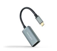 Cable Conversor Nanocable 10.16.4104-G/ USB Tipo-C Macho - DisplayPort Hembra/ 15cm/ Gris