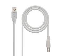 Cable USB 2.0 Nanocable USB-A/M para USB-B/M 1.8 M