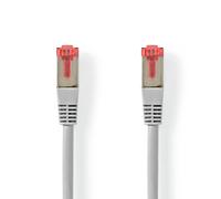 Cable Nedis Cat 6 | RJ45 macho | RJ45 macho | S/FTP | 15,0 m | redondo | PVC | gris | percha