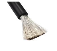 Cable Negro de Silicona Suave 1/2/3/5/8/10M 30 28 26 24 22 20 18 16 14 12AWG Panel Solar batería Coche Cobre estañado(Black 5m,14AWG)