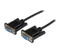StarTech Cable nulo de módem RS232 DB9 1 m hembra a hembra Negro