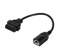 Cable OBD2 de 3 pines a 16 pines, adaptador de diagnóstico, extensión de lector de escáner