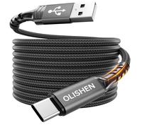 Cable OLISHEN de carga rápida tipo C, de cable 3.3ft/6.6ft/9.9ft, para series iPhone 15/16/17, para for Samsung Huawei Oppo Vivo Oneplus y más, carga de smartphone y transmisión síncrona de