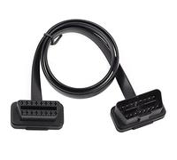 Cable On-Board Diagnostics2, adaptador de diagnóstico de cable de extensión On-Board Diagnostics2 macho a hembra de 16 pines para automóvil(60CM)