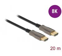 Cable óptico activo Delock HDMI 8K 60Hz, 20 m