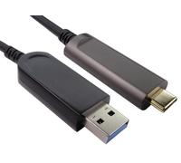 Cable Óptico Activo Usb-A A Usb-C Usb 3.1 10Gbps 10M