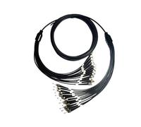 Cable óptico exterior blindado de TPU, latiguillo, monomodo, 12 núcleos, LC-LC SC, ST, con cubierta protectora, resistente y flexible, 200 metros(ST-ST)