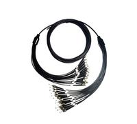Cable óptico exterior blindado de TPU, latiguillo, monomodo, 12 núcleos, LC-LC SC, ST, con cubierta protectora, resistente y flexible, 150 metros(ST-ST)
