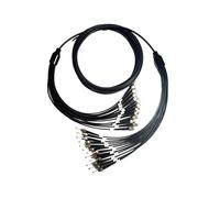 Cable óptico exterior blindado de TPU, latiguillo, monomodo, 12 núcleos, LC-LC, SC, ST con cubierta protectora, resistente y flexible, 250 metros(ST-ST)