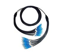 Cable óptico exterior blindado de TPU, latiguillo, monomodo, 12 núcleos, LC-LC SC, ST, con cubierta protectora, resistente y flexible, 150 metros(SC-SC)