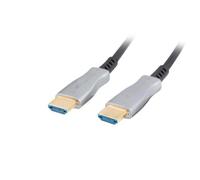 Lanberg hdmi cable m/m v2.0 10m optical aoc black ca-hdmi-20fb-0100-bk