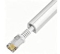 Cable Organizer 0.4x0.4in Side Opening Cord Covers for Wires on Wall PVC One Cord Wire Hider for Home Office(White,500cm/197in)