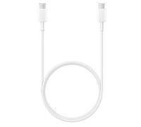 Cable original para Samsung Galaxy A35, A15, A55, A25, A05s / S24, S24+, S24 Ultra, S23 FE ... USB-C a USB-C 3A, sincronización y carga ultra rápida de 45 W, color blanco