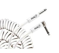 Cable ORTEGA Retro Series - 9 m / 30 pies recto / ángulo blanco, ORCCI-30WH