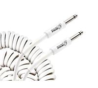 Cable ORTEGA Retro Series - 9 m / 30 pies recto / recto blanco, ORCCIS-30WH