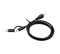 Cable OTG para conectar smartphones a impresoras, cable micro USB y cable USB tipo C a USB-B, cable de datos
