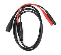 Cable P1206 BNC a Conector Tipo Banana Recto, Cable de Prueba de Cable Coaxial con Conectores BNC a Conector Tipo Banana, 100 Cm de Longitud, Sondas y Cables de Prueba