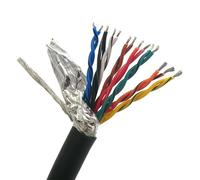 Cable Par Trenzado Blindado Codificador 4-26 Núcleos 485 Cobre Estañado 0.2-0.3mm² Multicolor 1M)(12 Core,0.2mm2)