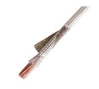 Cable para altas temperaturas, Alambre de alta temperatura 2 metros 20-6 conductores níquel y cobre del AWG 500-1000℃(Pure copper,18 AWG 0.75mm)