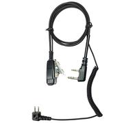 Cable para auricular 3M Peltor (SportTac, ...) hacia walkies Kenwood TK-3501E, TK3701DE y Retevis RB618,RB637