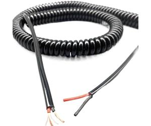 Cable para auricular de teléfono fijo Cable espiral telescópico de cobre puro 2 núcleos 1,5 mm2 a 12 metros(Stretch 8 Meters)