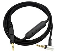 Cable para auriculares, cables de audio de repuesto con micrófono para Audio-Technica ATH-M40X/M50X/M60X/M70X, cable para juegos de estudio y escucha diaria (modelo con cable)