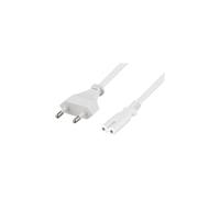 Cable para electrodomésticos DELTACO CEE7/16 a C7, 5 m, blanco